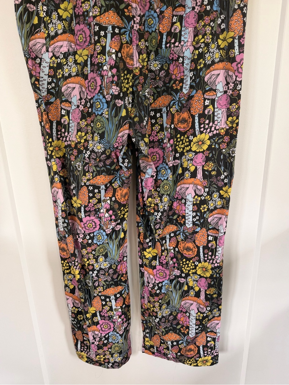 Nooworks Black Floral & Mushroom Print Jumpsuit - Picture 5 of 7